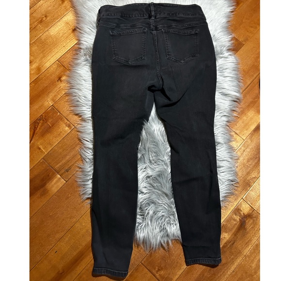 TORRID Premium Stretch Jegging - Distressed Black Wash Size 14R - Picture 5 of 8
